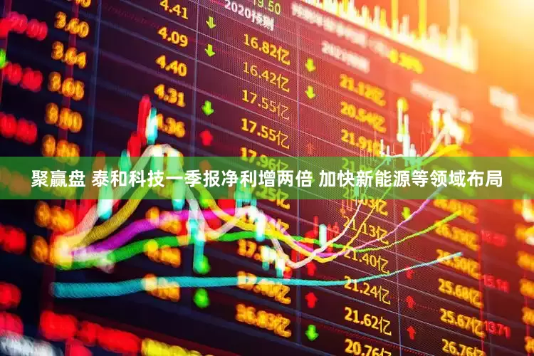 聚赢盘 泰和科技一季报净利增两倍 加快新能源等领域布局